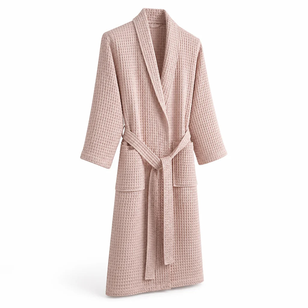 Breathable, lightweight, machine-washable bathrobe (unisex)