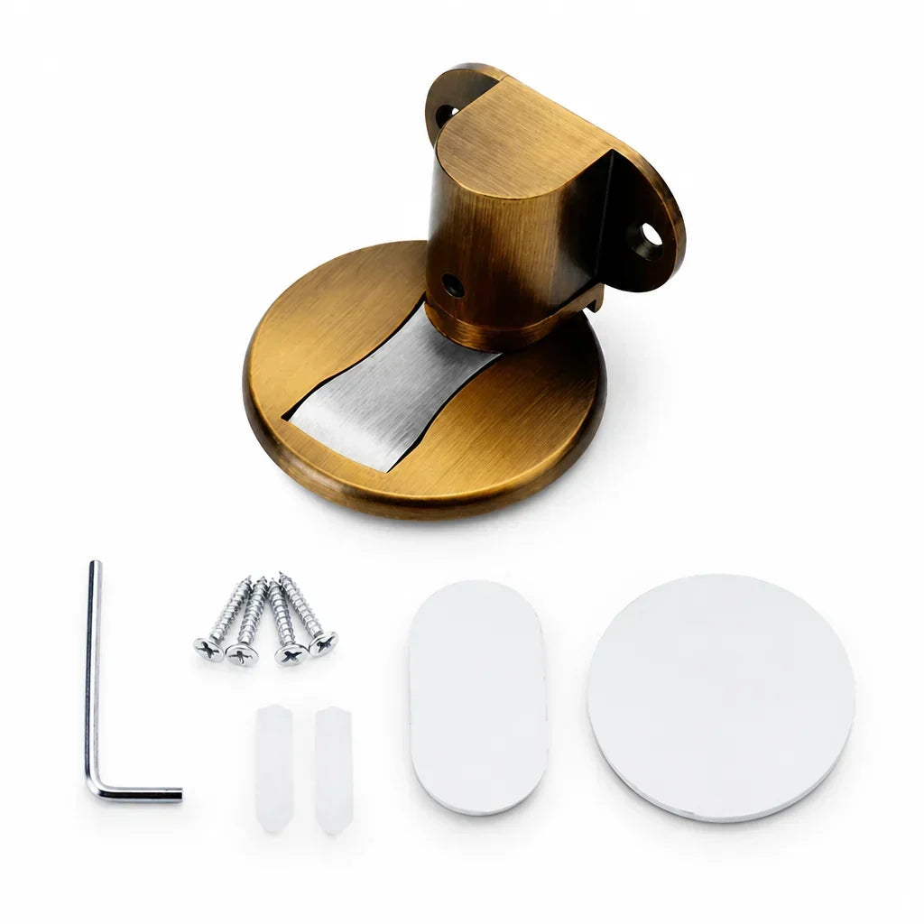 Rust-resistant Magnetic Door Stopper (Adjustable 0.51 to 3.05 cm)