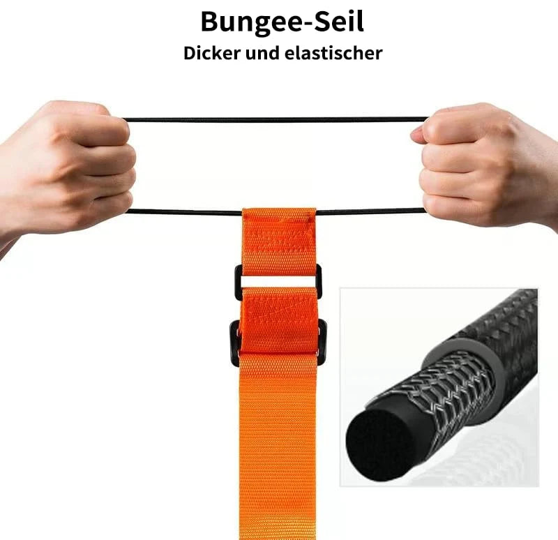 Luggage strap with click buckle – hands free