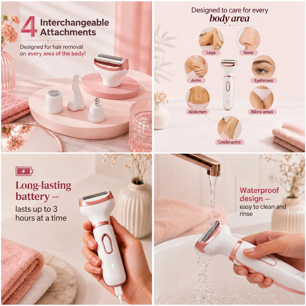 SilkEdge 4-in-1 Precision Hair Remover
