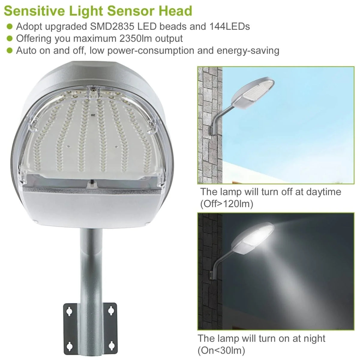 Outdoor Wall Pack Light Photocell Sensor Waterproof