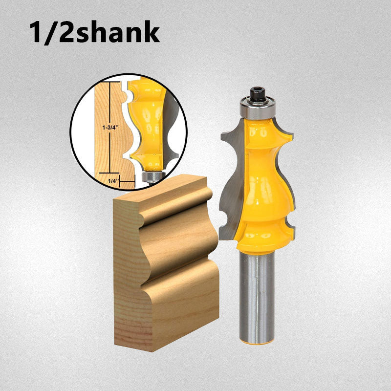 Router 1/2 Inch Shaft Architectural Profile