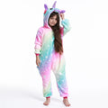Girls Unicorn Onesie Fleece Loungewear