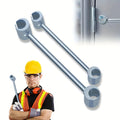 Door Hinge Adjuster Round Pin Flag Hinge (2-Piece Set)