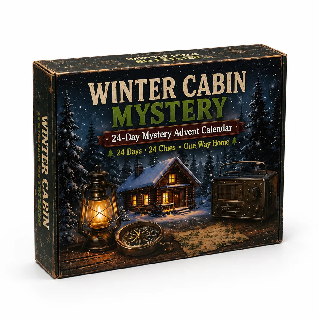 24-Day Escape Room Puzzle Advent Calendar (6 Themes)