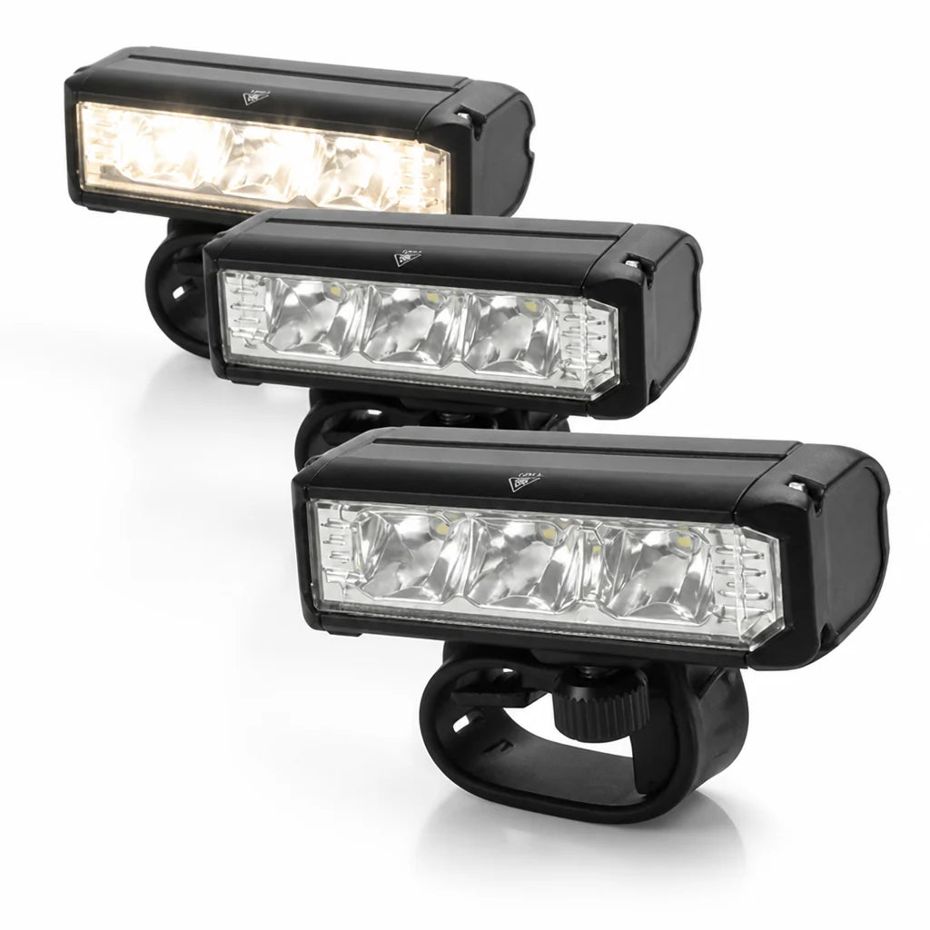 Bicycle Headlight USB-C Rechargeable LED 1700 Lumen Wide Beam