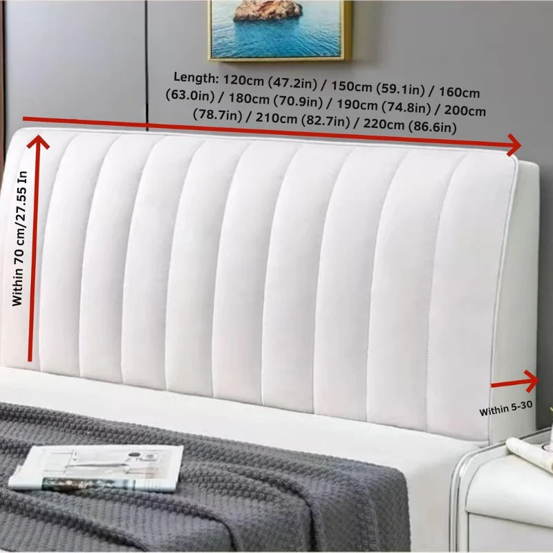 Headboard Protective Cover Velvety Soft Bed
