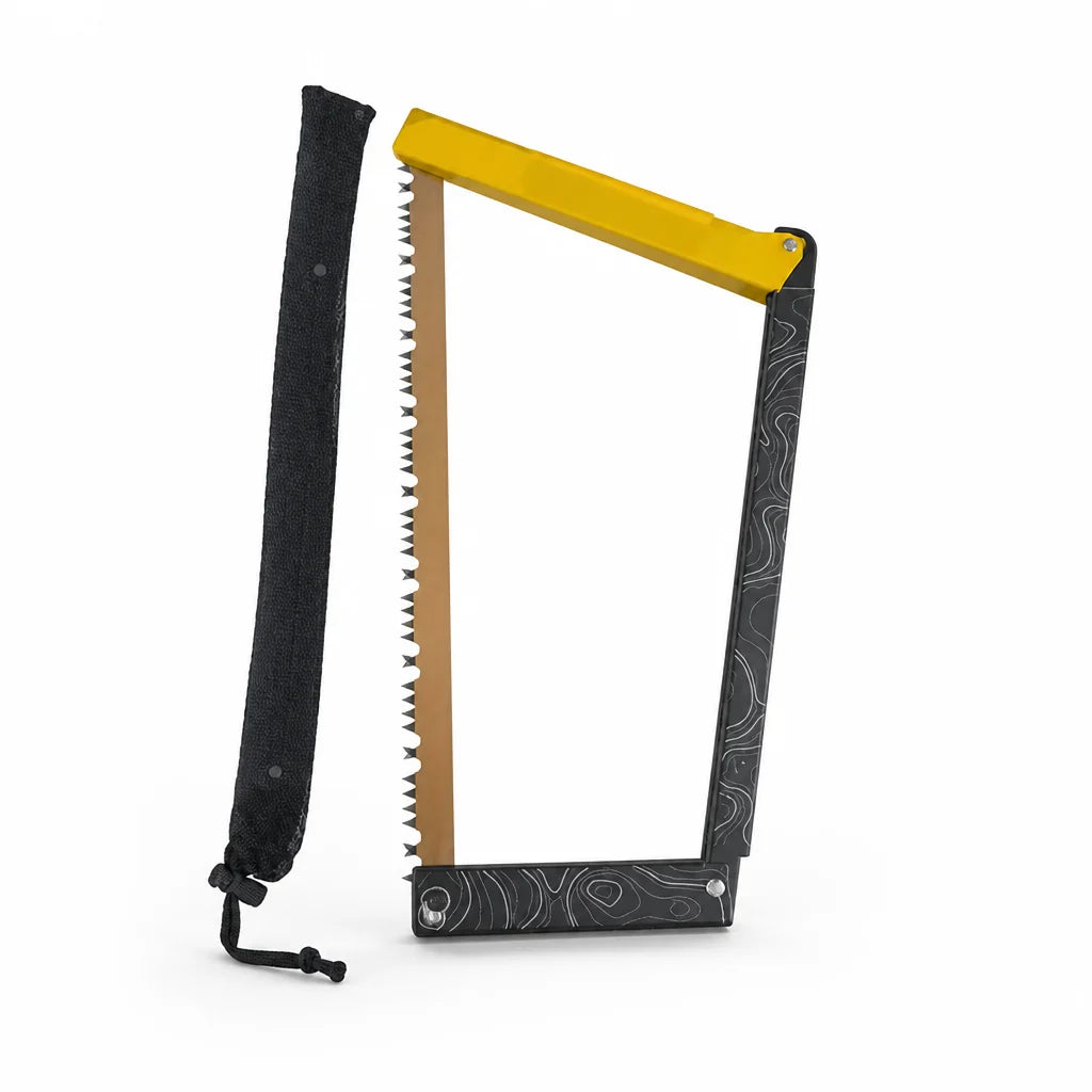 Folding Saw with Manganese Steel Blade and Aluminum Housing