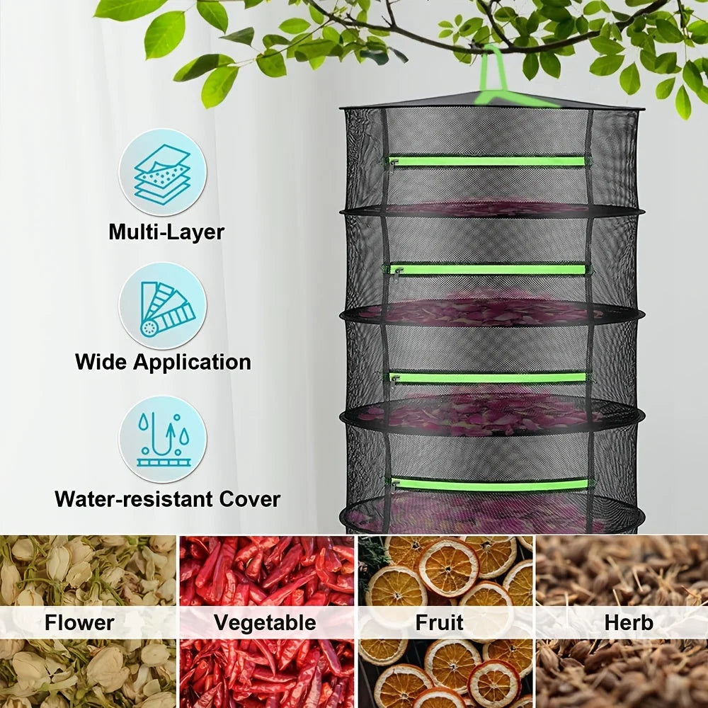 Herb Drying Rack Foldable 6 or 8 Levels