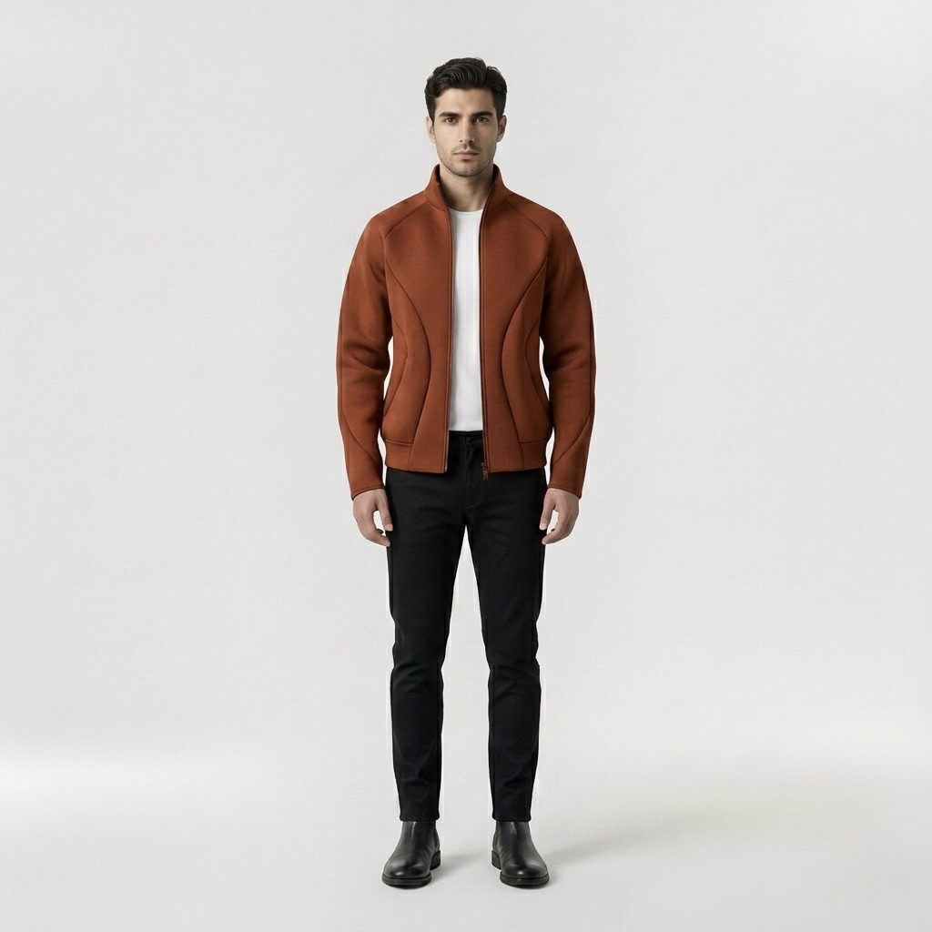 Men's Sculpted Zip Jacket