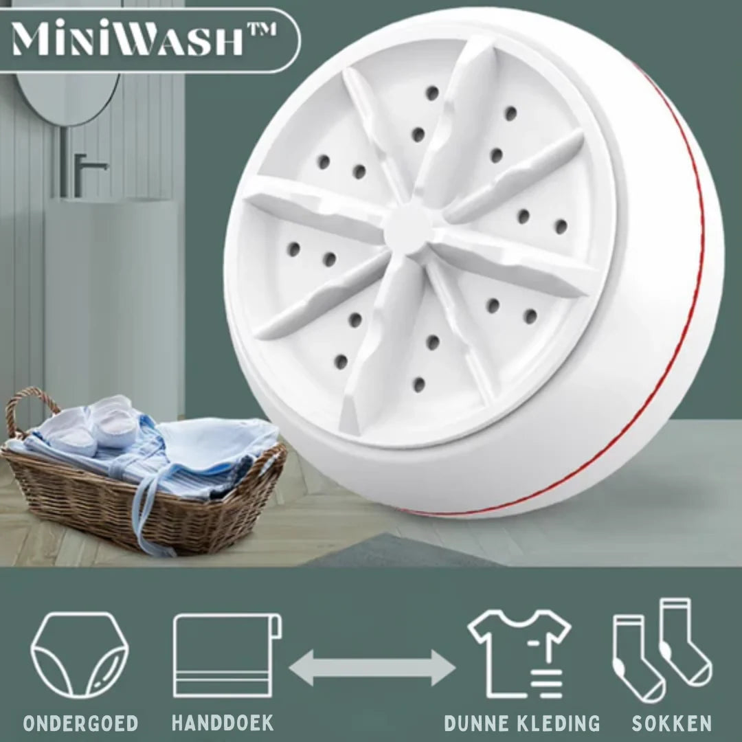 MiniWash Ultrasonic Mini Washing Machine USB