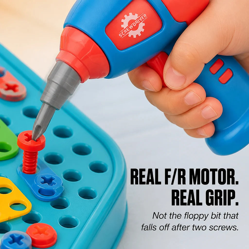 Dinosaur Construction Set with Real Toy Drill