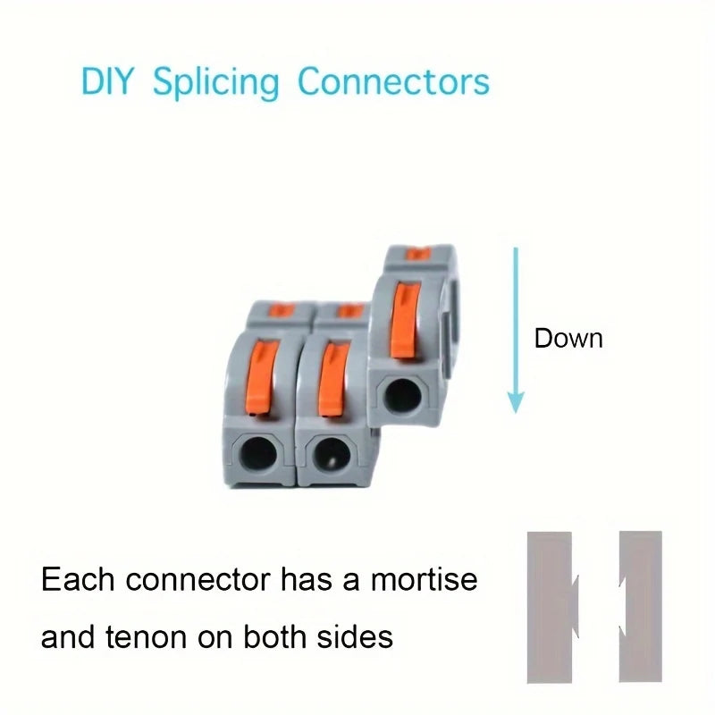 Hebelklemmverbinderset für Kabel | 2–4 Wege modular