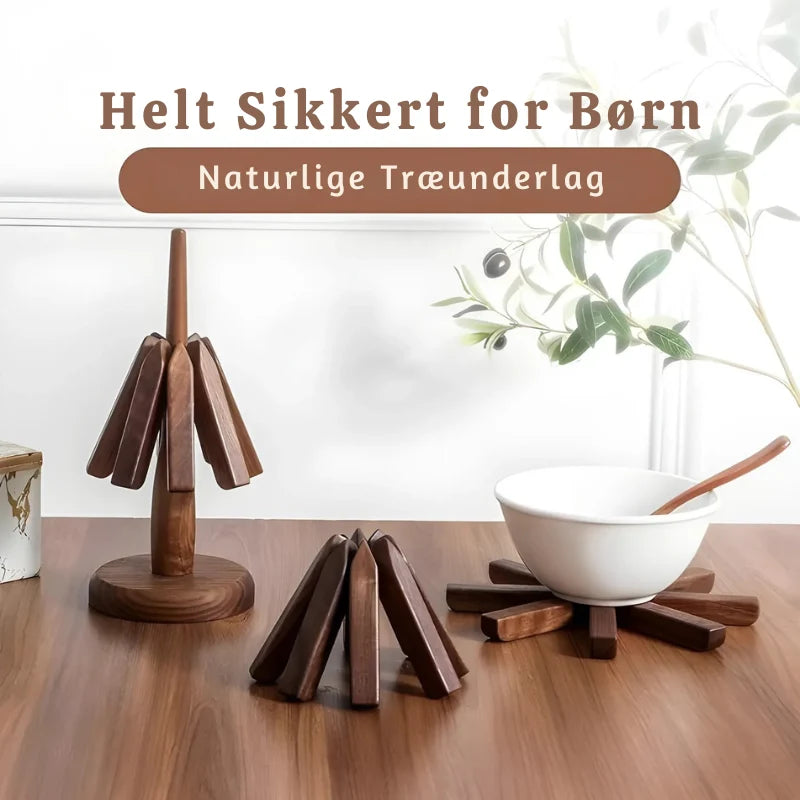Coaster Wood Pot Holder Foldable