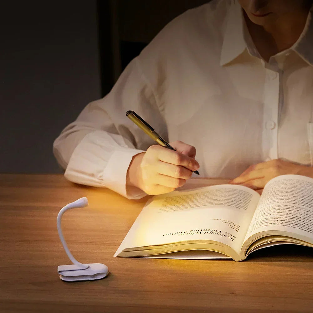 Book Light Clip-On USB Rechargeable LED