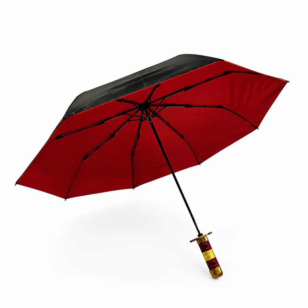 Windproof and UV-safe Foldable Umbrella in Katana Style
