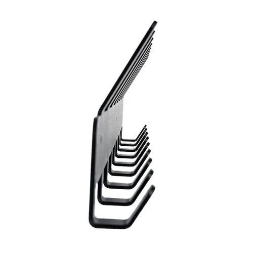 Wall Coat Rack Black 17 Hooks – Metal Wall Wardrobe