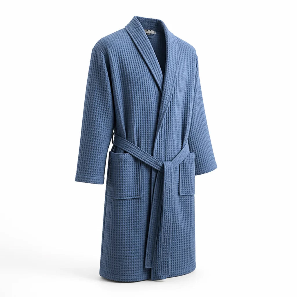 Breathable, lightweight, machine-washable bathrobe (unisex)