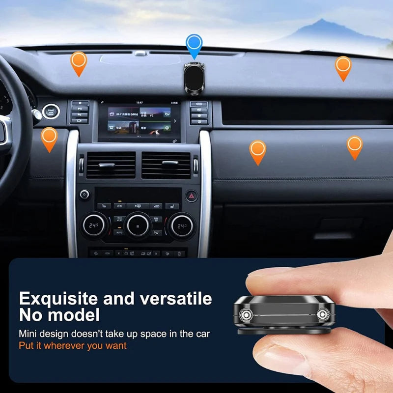 Magnetic Foldable Car Phone Holder 360°