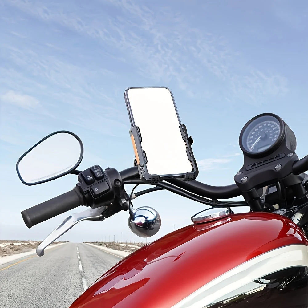 Bicycle Mobile Phone Holder with Quick Release & 360° Rotation
