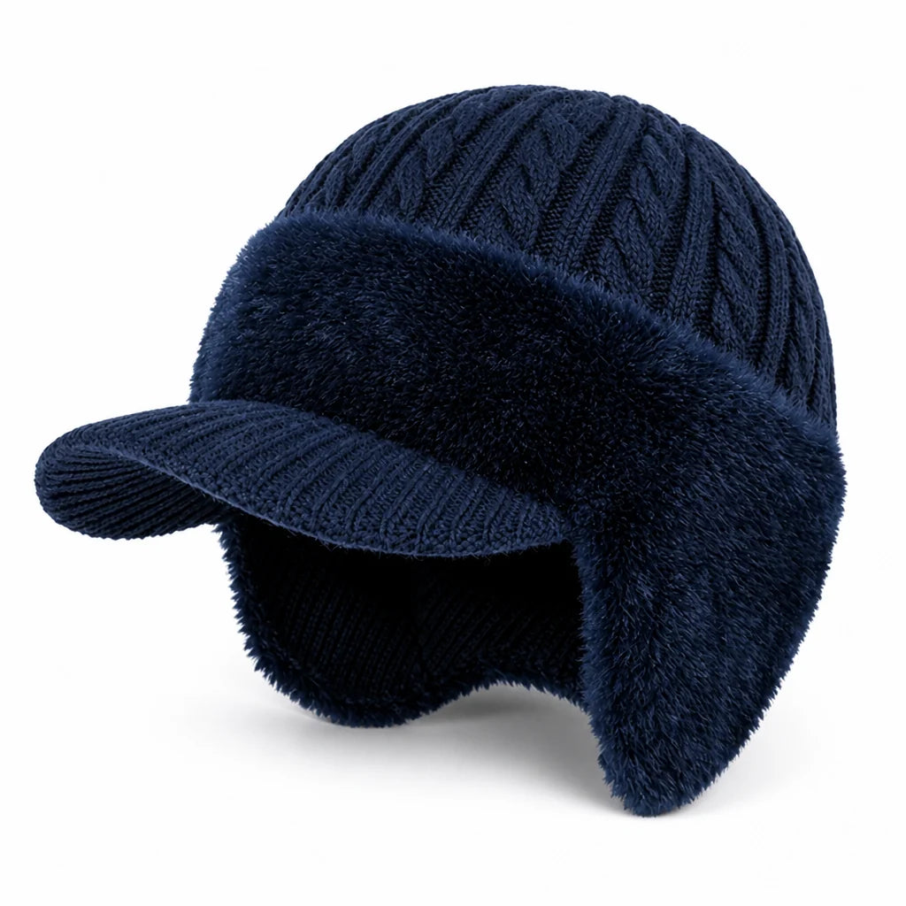 Trapper Hat Earflap Insulated Windproof Polyester & Acrylic Lining (Packable)