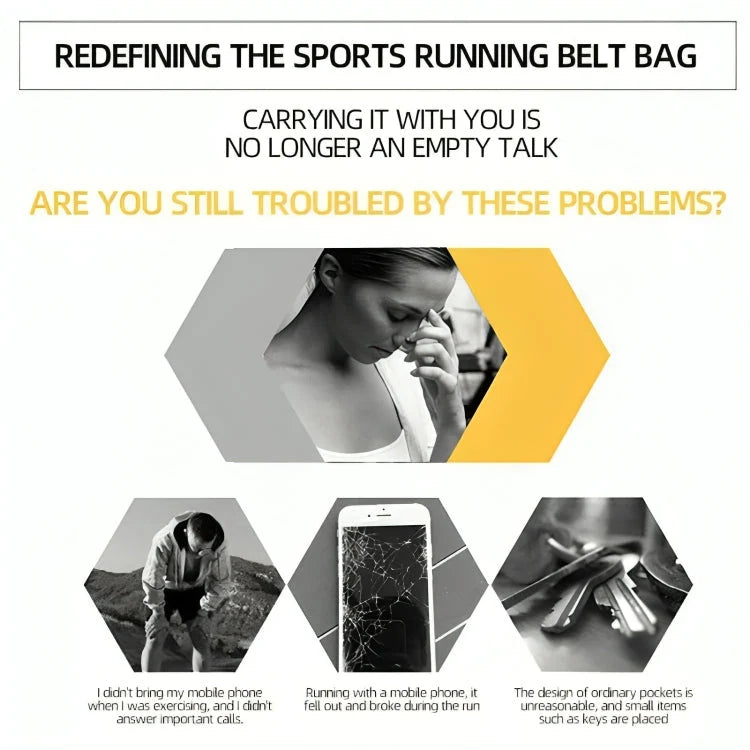 PacePocket Running Belt – Waterproof & Shockproof