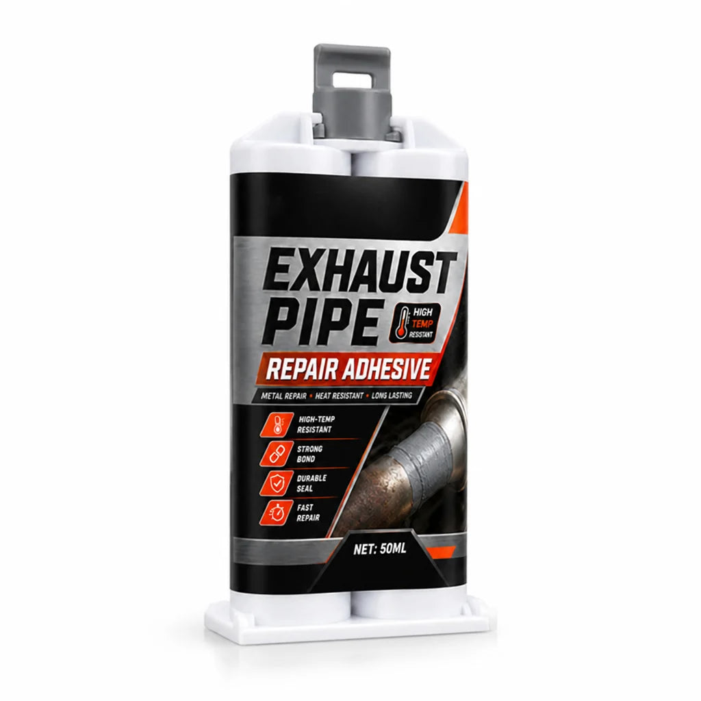 1 + 1 FREE | Two-Component High-Temperature Exhaust Pipe Repair Adhesive (50 ml)