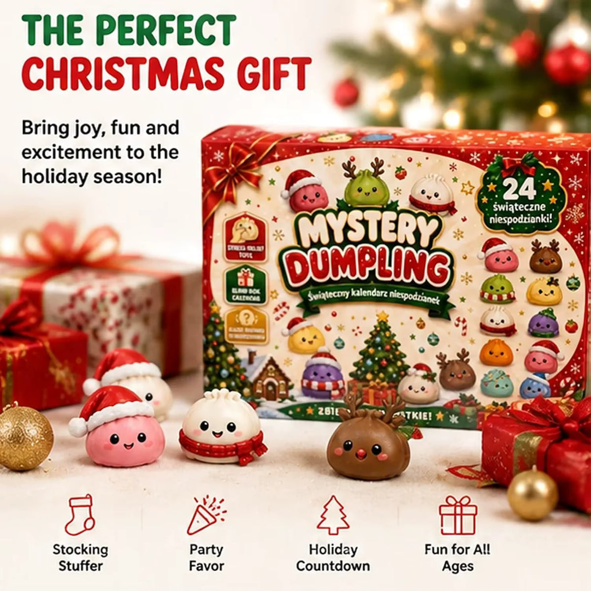 Advent Calendar Squishy Fidget Toys (24 Piece)