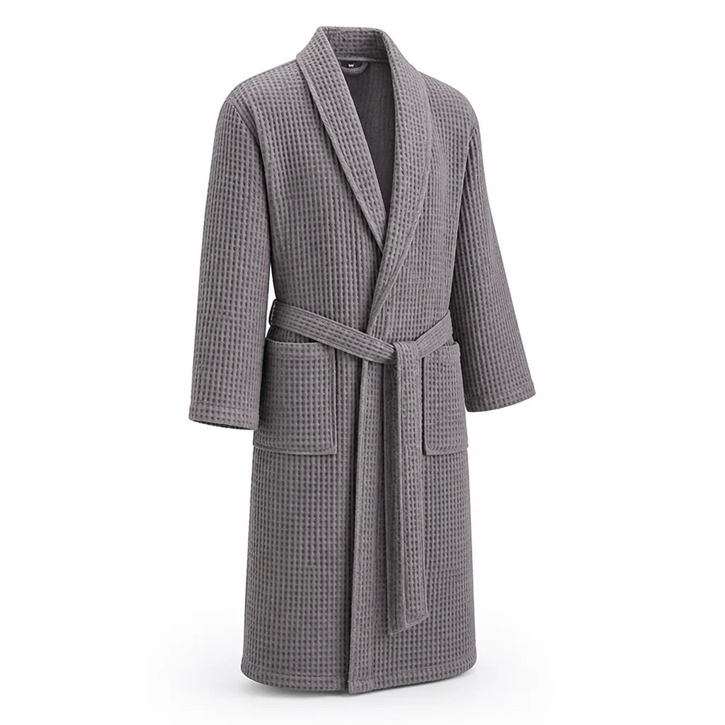 Breathable, lightweight, machine-washable bathrobe (unisex)
