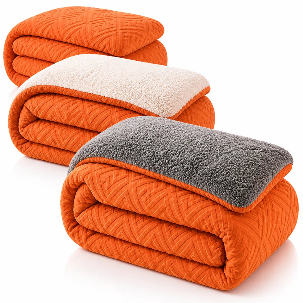 Sherpa fleece quilt (cover not required)