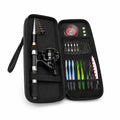 Telescopic Fiberglass Fishing Set (Reel, Lure & Carrying Bag)