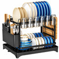 Dish Rack Stainless Steel Rotating Drain