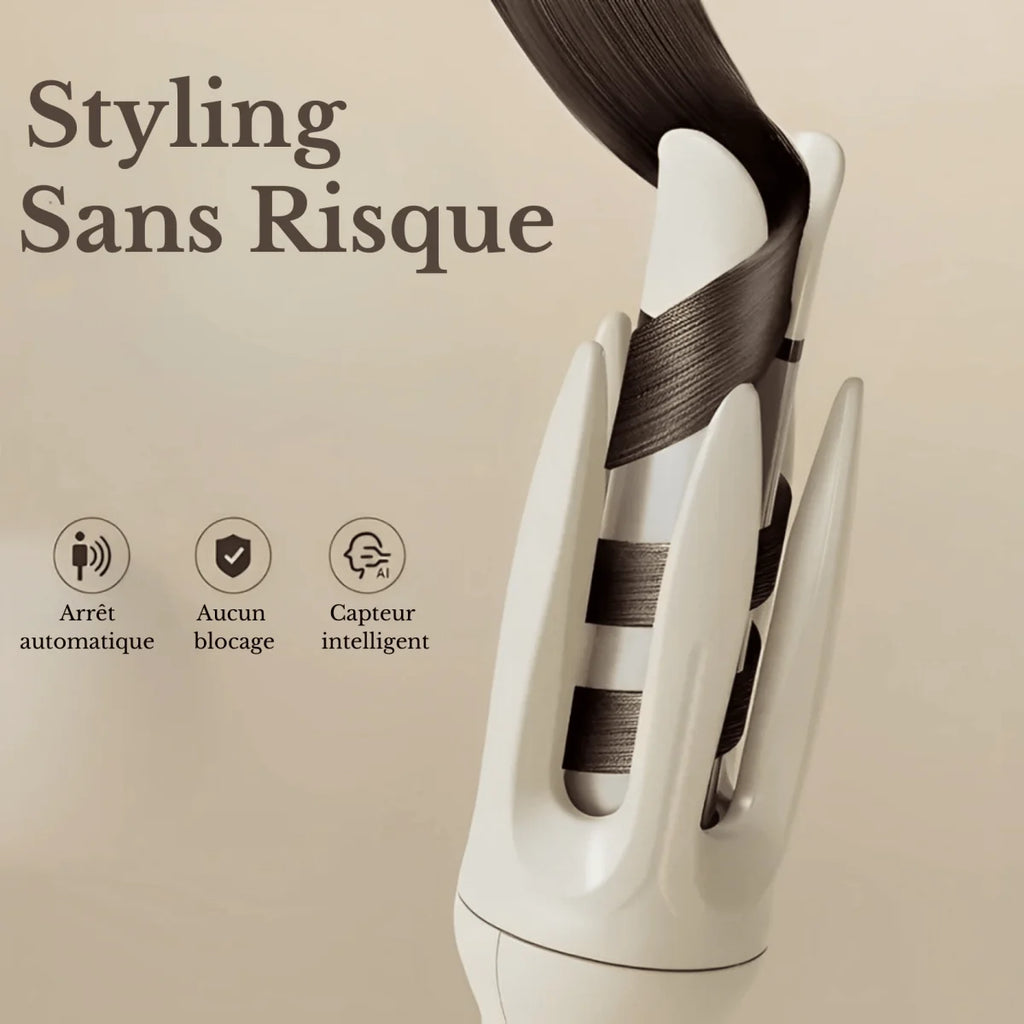 Curling iron for various curl styles
