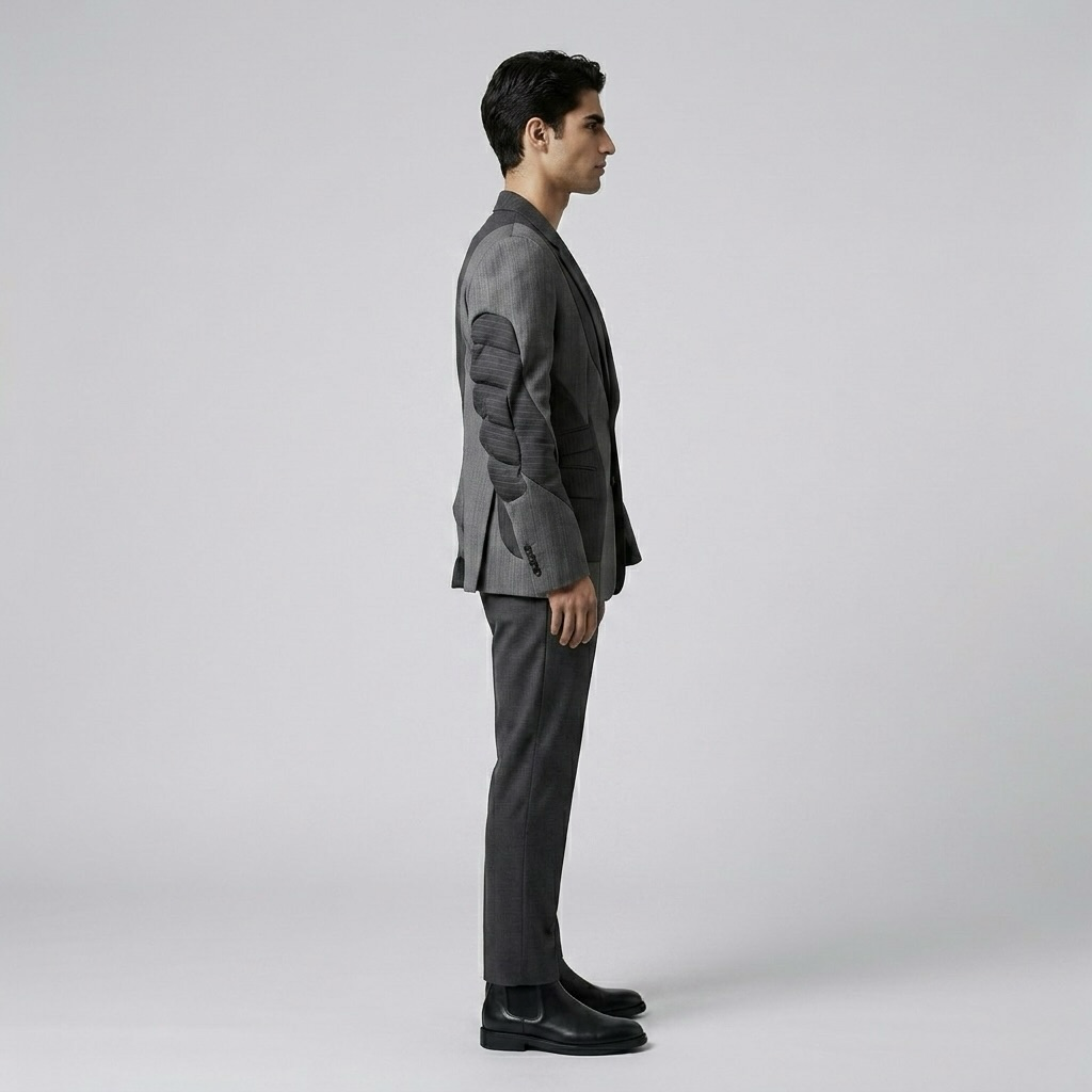 Men's Panel-Detail Tailored Suit
