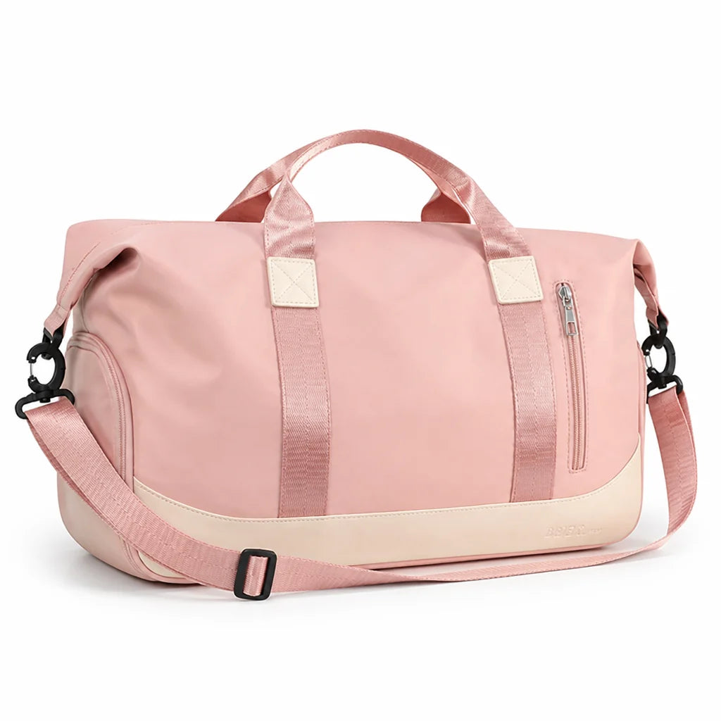 Water-repellent carry-on bag with multiple pockets