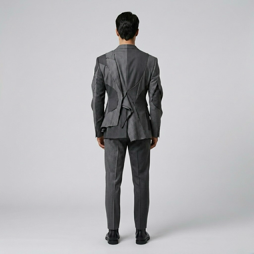 Men's Panel-Detail Tailored Suit