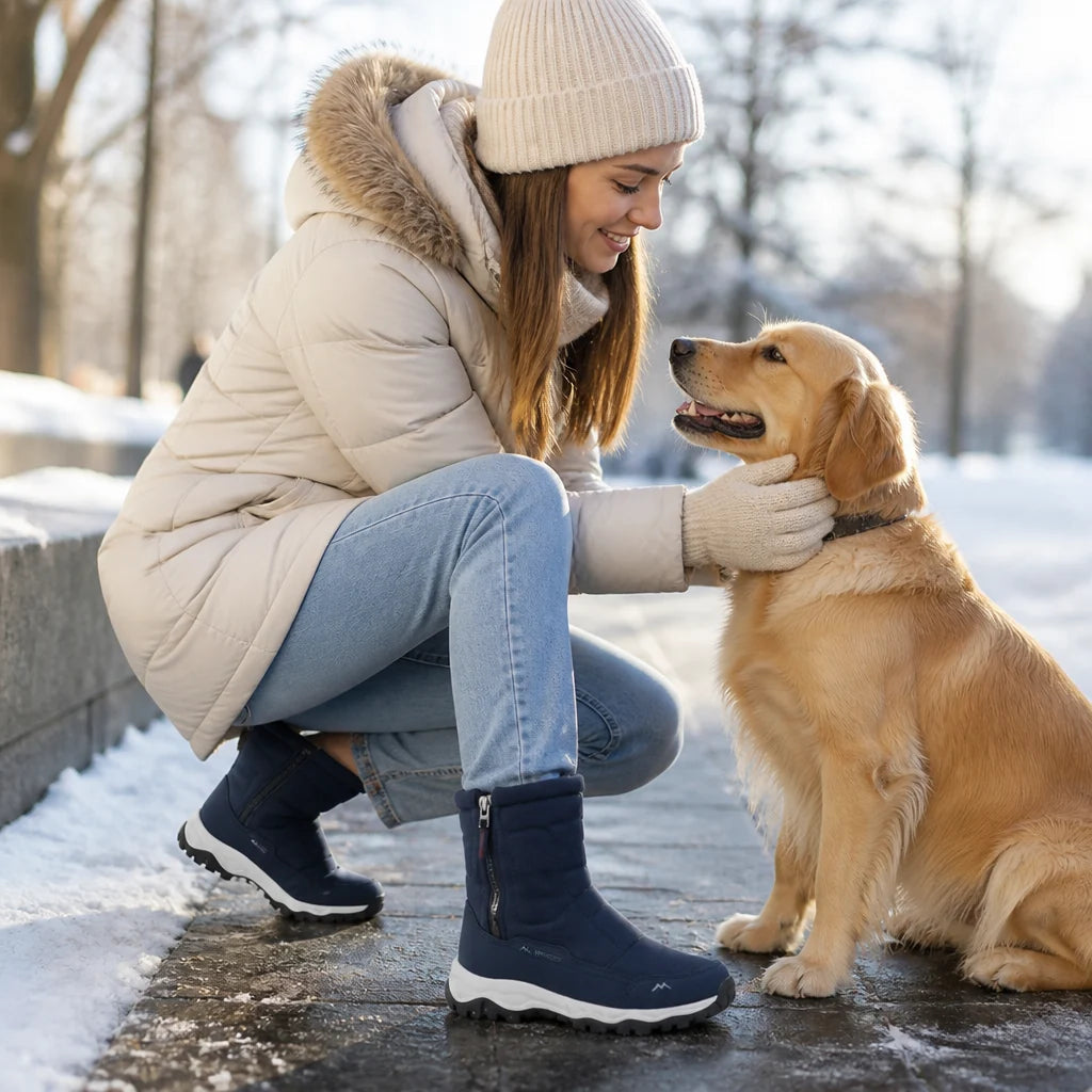 Waterproof insulated non-slip winter boots (women)