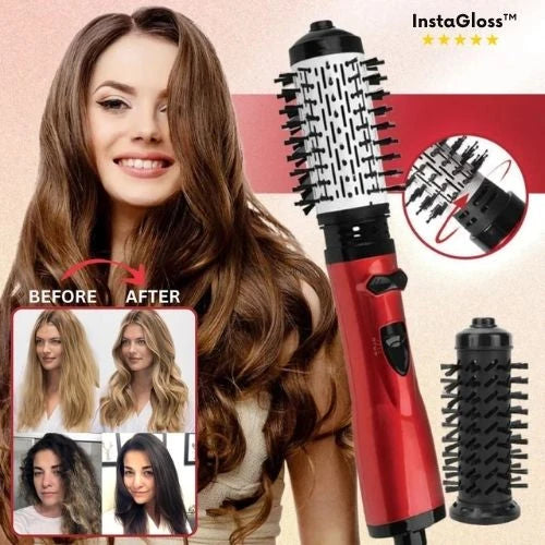 InstaGloss Hot Air Brush 3-in-1 Hair Styler