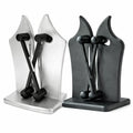 Knife sharpener for straight and serrated blades