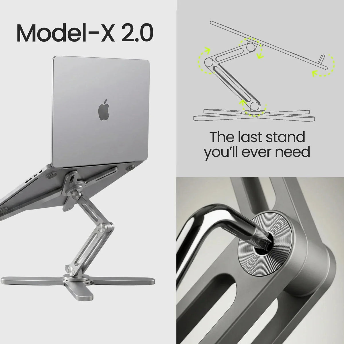 STXND Model-X 2.0 Aluminum Laptop Stand