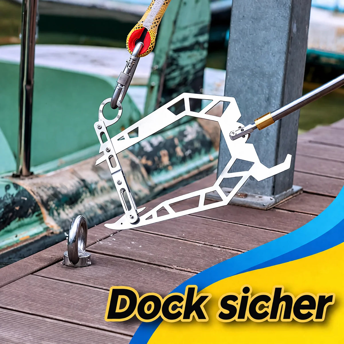 PortWave™ — No More Struggling When Mooring – Pull Your Boat Securely and Stress-Free to the Dock!