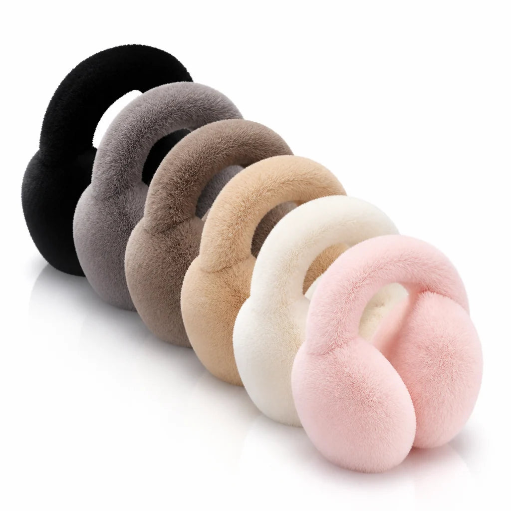 Women's Winter Ear Muffs Fleece Headband Non-Slip (Foldable)