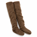 Velvety Fleece Adjustable Knee Socks (Hidden Gift Pocket)