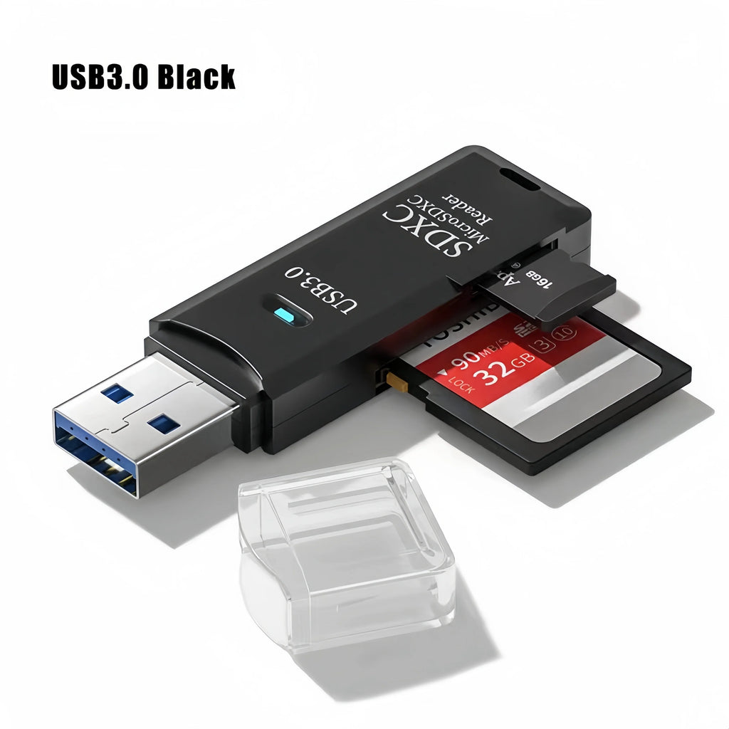 USB 3.0 Card Reader | SD & MicroSD Adapter