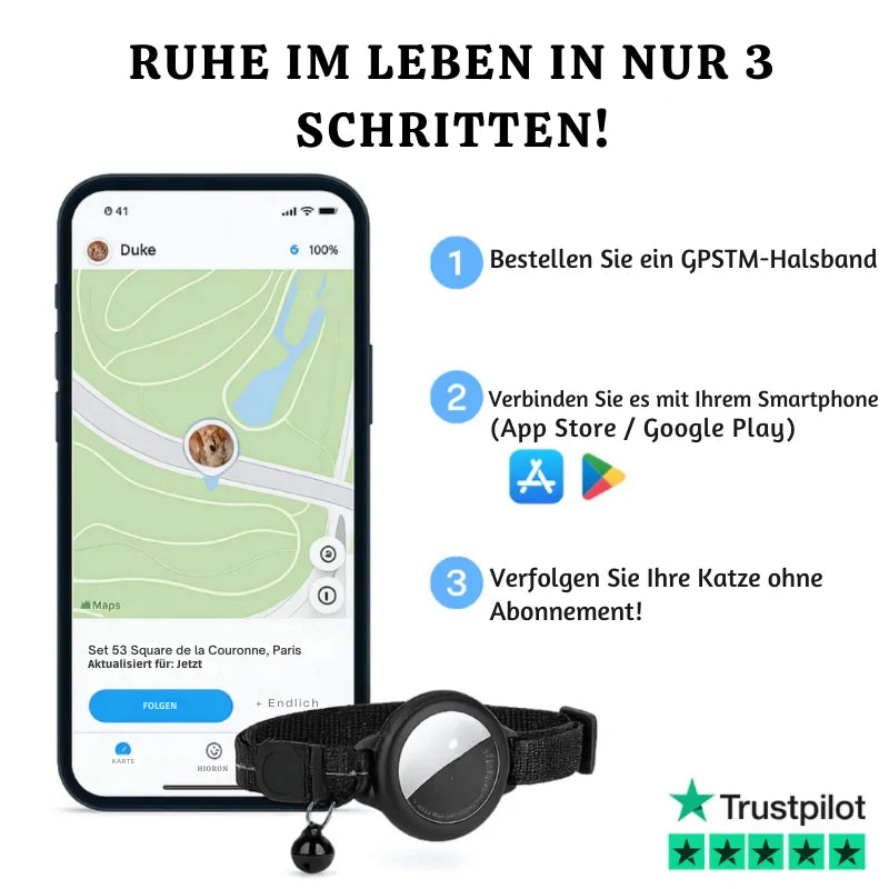 Pet GPS Tracker Real-Time Location Tracking