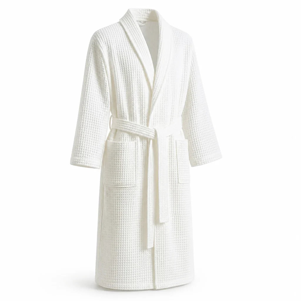 Breathable, lightweight, machine-washable bathrobe (unisex)