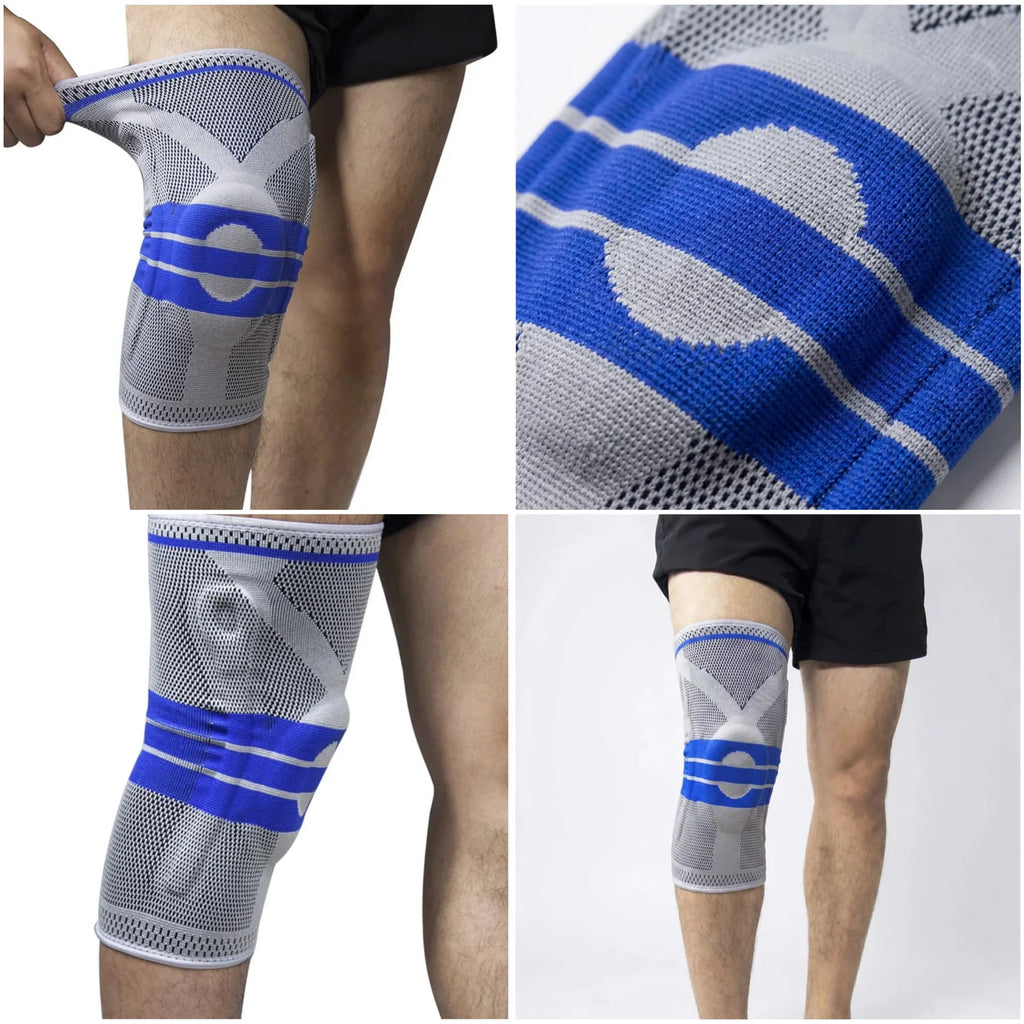 Knee Compression Bandage with Side Stabilizers