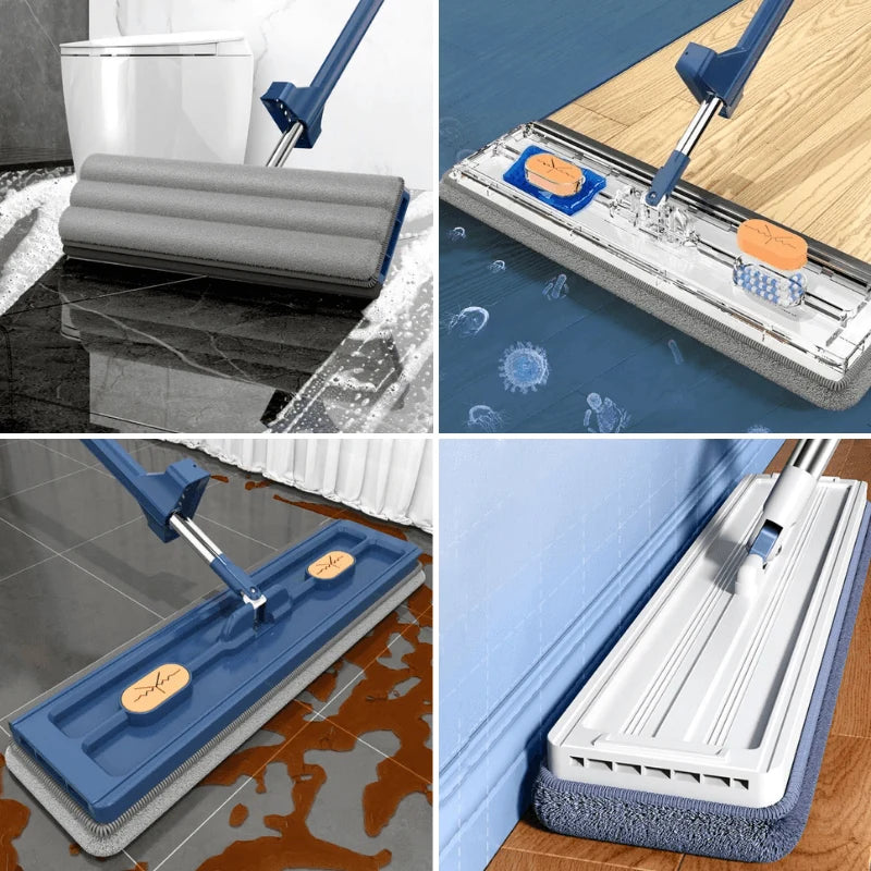 FlatMop 360° Rotating Cleaning Mop with Bucket