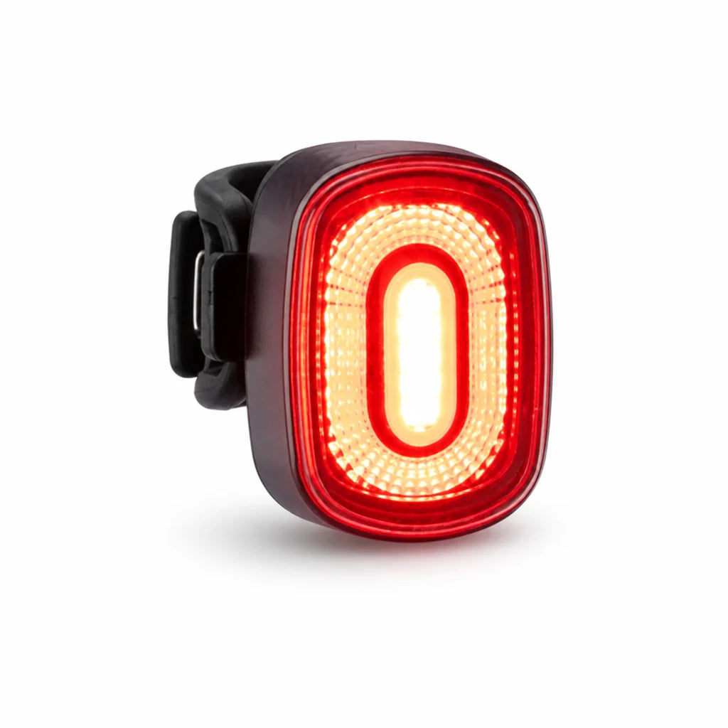 Intelligent Brake Light with 60 Lumen Rechargeable Rear Light for Bicycles