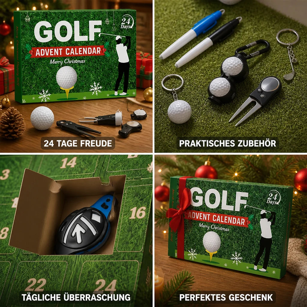 Premium 24-Day Golf Advent Calendar (including accessories)